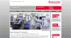 Desktop Screenshot of bremicker.nagel-gruppe.de